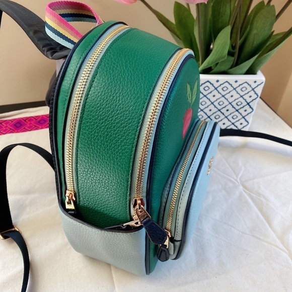 Coach Mini Court Backpack With Radish - Picture 4 of 11